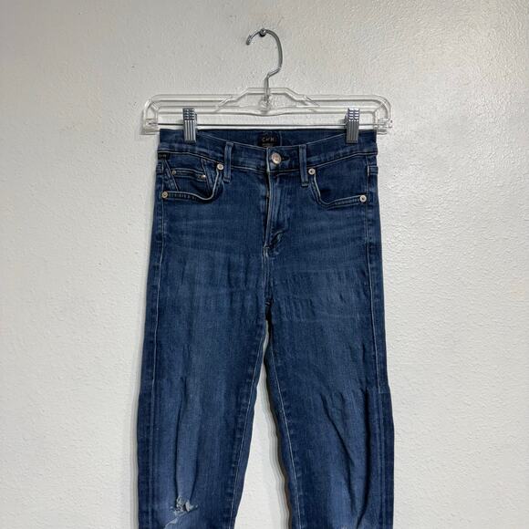Citizens of Humanity Rocket Crop High Rise Skinny Jeans Sz 24 - Picture 3 of 16